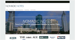 Desktop Screenshot of nomadicnotes.com