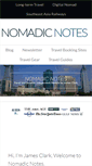 Mobile Screenshot of nomadicnotes.com